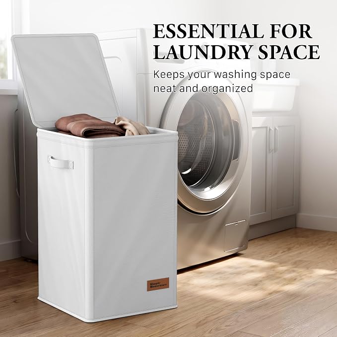 Simple Houseware Foldable Laundry Hamper Basket - Image 8