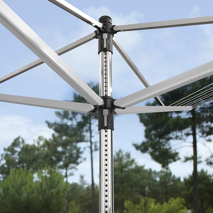 Brabantia Lift-O-Matic Advance Outdoor 4 Arm Clothesline Height Adjustable - Image 6