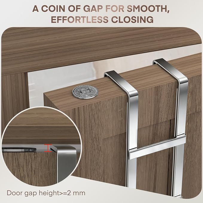 FYY 2 Packs Over The Door Hooks, Double Sided Door Hanger Hook - Image 6