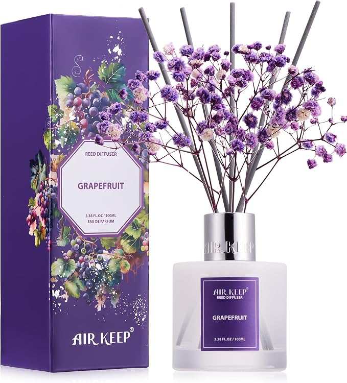 Reed Diffuser Set, 3.38 fl oz by Airkeep