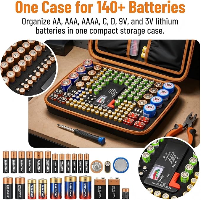 Comecase Battery Organizer Case - Image 6