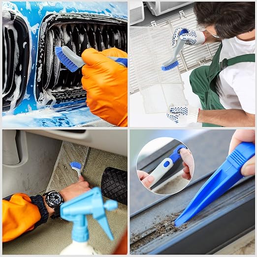 Patelai 4 Pcs Cleaning Brush Sets Small Scrub Household Use - Image 6
