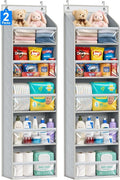 AOODA 2 Pack Over the Door Organizer, Large Capacity Closet Door Hanging by AOODA