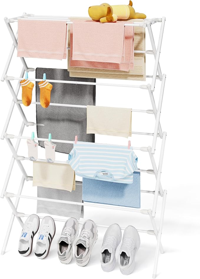 Sakugi Foldable 4-Tier Clothes Drying Rack 50.0" H by Sakugi