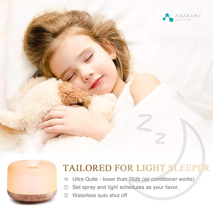 ASAKUKI Smart Wi-Fi Essential Oil Diffuser, 500ml App Control Humidifier | - Image 5