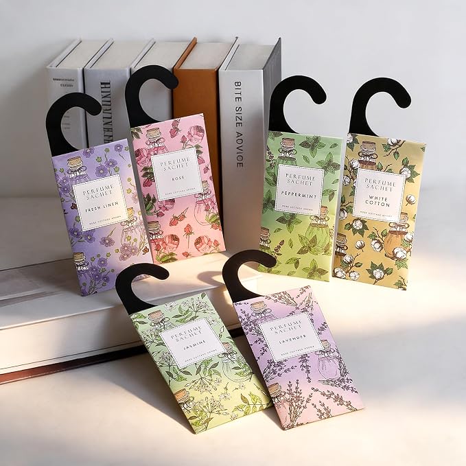 Large 12 Packs Hanging Scented Sachets Long-Lasting Closet Deodorizer Air - Image 6