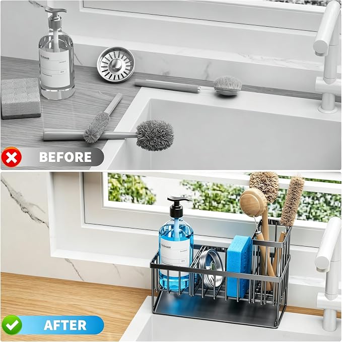 Cisily Sink Caddy Sponge Holder - Image 6