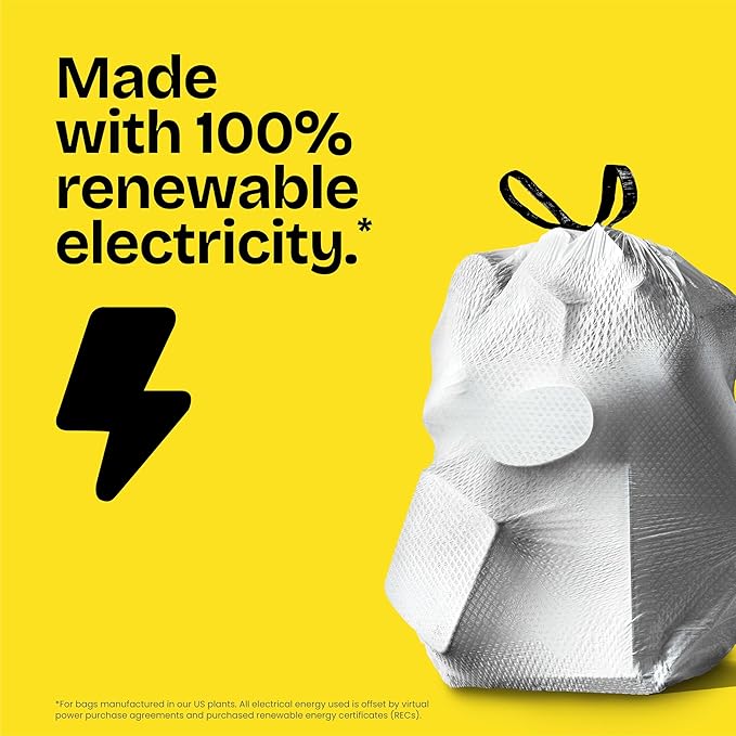 Glad Trash Bags, ForceFlex Tall Kitchen Drawstring Garbage Bags, Fresh Clean - Image 7