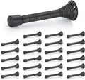 Ravinte Door Stoppers, 24 Pack Black Spring Door Stops by Ravinte