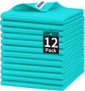 Microfiber Cleaning Cloth, 12 Pack Window Glasses Cleaning Cloth, Reusable by HOMERHYME