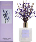 Premium Reed Diffuser Set with Preserved Baby's Breath & Cotton Stick Lavender by COCORR%C3%8DNA