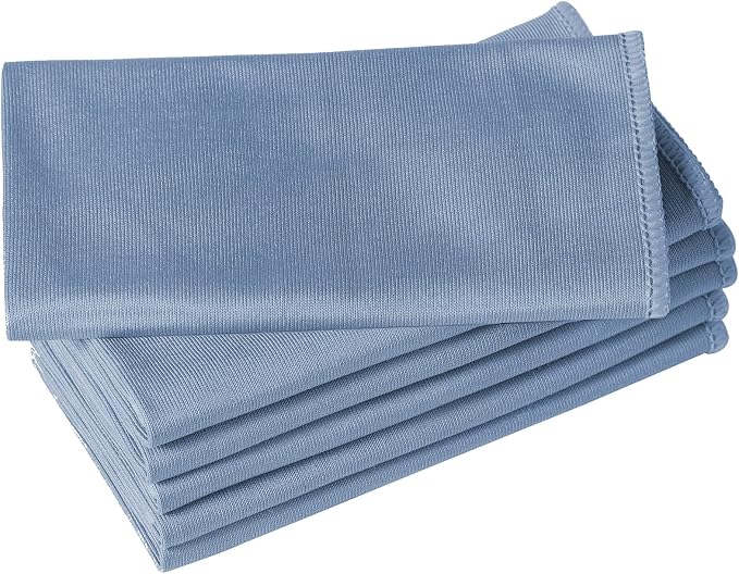Puomue 6 Pack Microfiber Glass Cleaning Cloth, 16 Inch x 16 Inch, Lint Free by Puomue