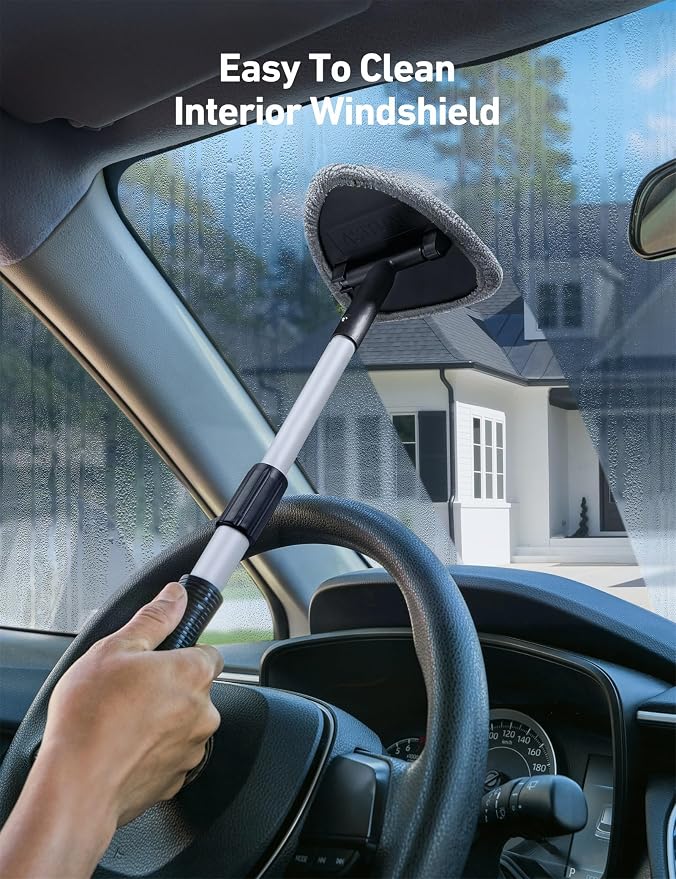 AstroAI 32" Ultra-Long Windshield Cleaner Tool & Car Interior Detailing Kit | - Image 6