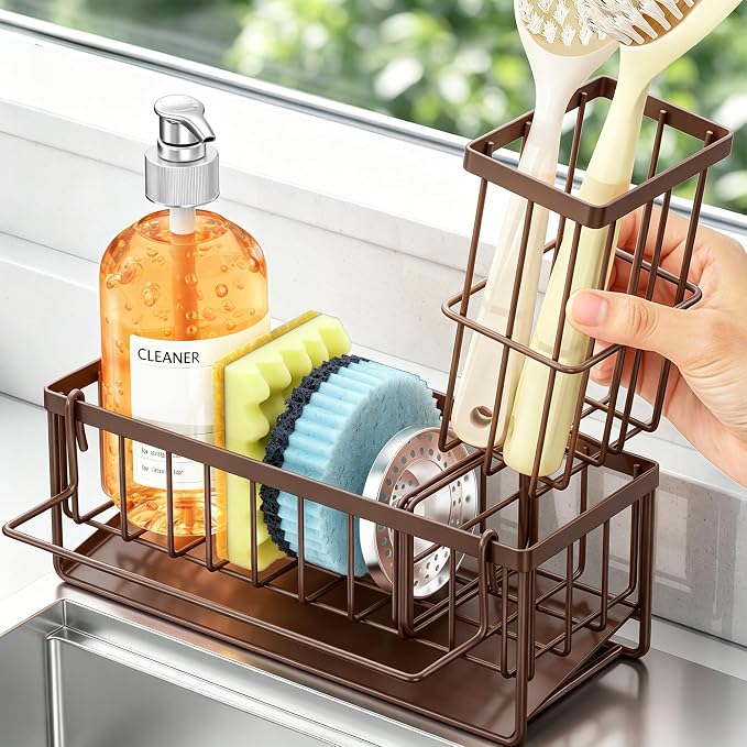 Sponge Holder for Kitchen Sink, Kitchen Sink Caddy, Kitchen Sink Sponge Holder - Image 7