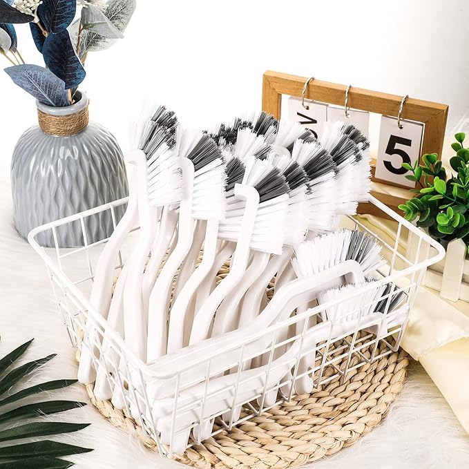 Yinkin 24 Pcs Kitchen Scrub Brushes Cleaning, Right Angle Mini - Image 5