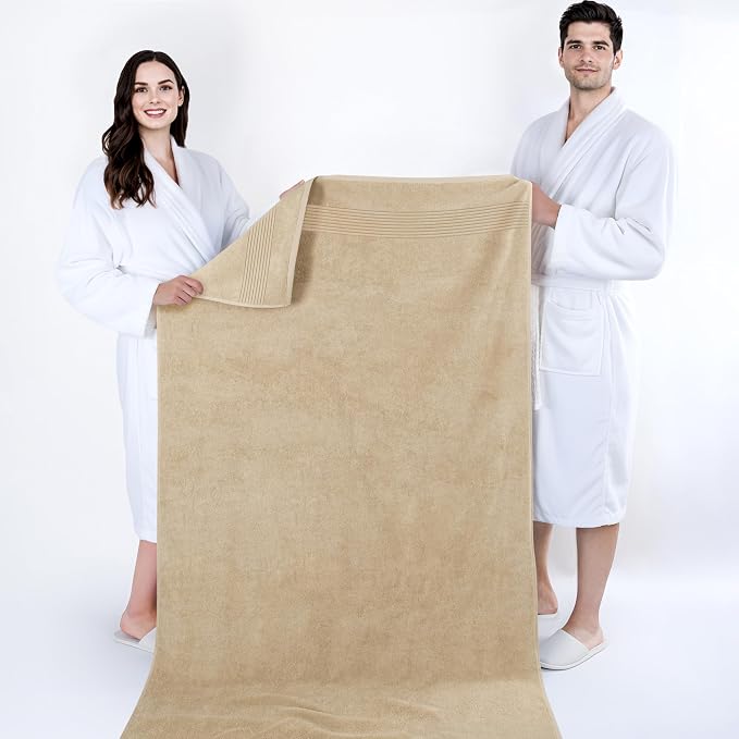 Cotton Paradise 100% Cotton Turkish Towel Set, Soft Absorbent Quick Dry - Image 5