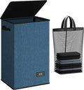 SOLEDI 90L Laundry Hamper with Lid, Large Collapsible Laundry Basket | Sturdy by SOLEDI