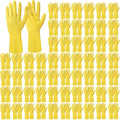 Rubber Reusable Gloves Long Household Dishwashing Gloves Kitchen Cleaning by Gandeer