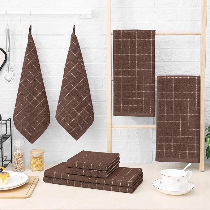 Homaxy Kitchen Towels and Dishcloths Set - Image 8
