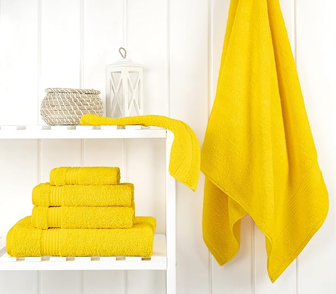 Cotton Paradise 100% Cotton Turkish Towel Set, Soft Absorbent Quick Dry - Image 3