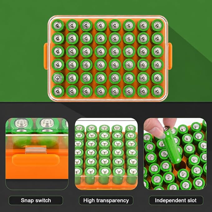 ALCYON Plastic Battery Storage Organizer - Image 2