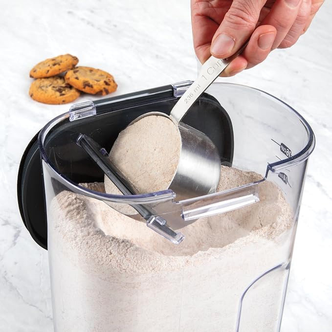 ProKeeper+ Airtight Food Storage Container Set – Clear Plastic Flour and Sugar - Image 6