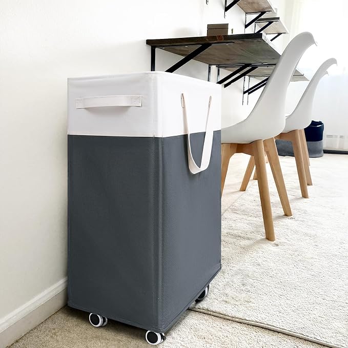 Goodpick 2-Pack Rolling Laundry Basket - Image 8