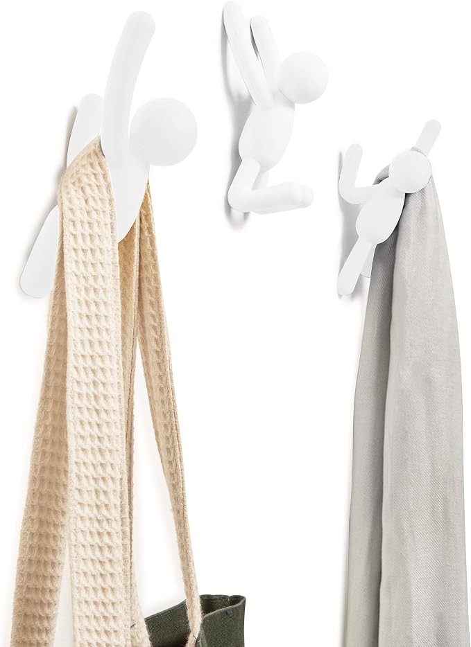 Umbra Buddy Wall Hooks, Decorative Wall Mount Coat Hooks, holds 5lbs per hook - Image 7