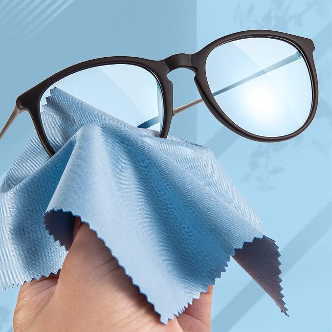 Eyeglass Cleaning Cloth Glasses Cleaner 12Pack Microfiber Lens Cleaner Eyewear - Image 6