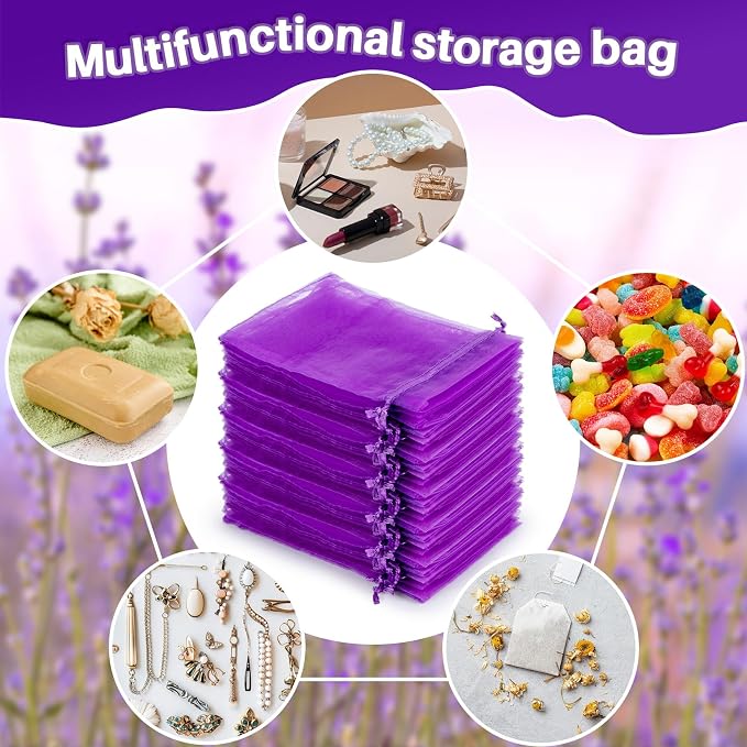 Sukh 50 Lavender Sachet Bags Empty - Image 6
