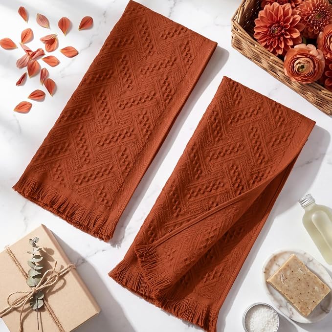HunnmingRe 10 Pack Boho Hand Towel - Image 3