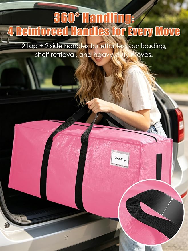 SWEET DOLPHIN 12 Pack 200LB Heavy-Duty Moving Bags - Image 5