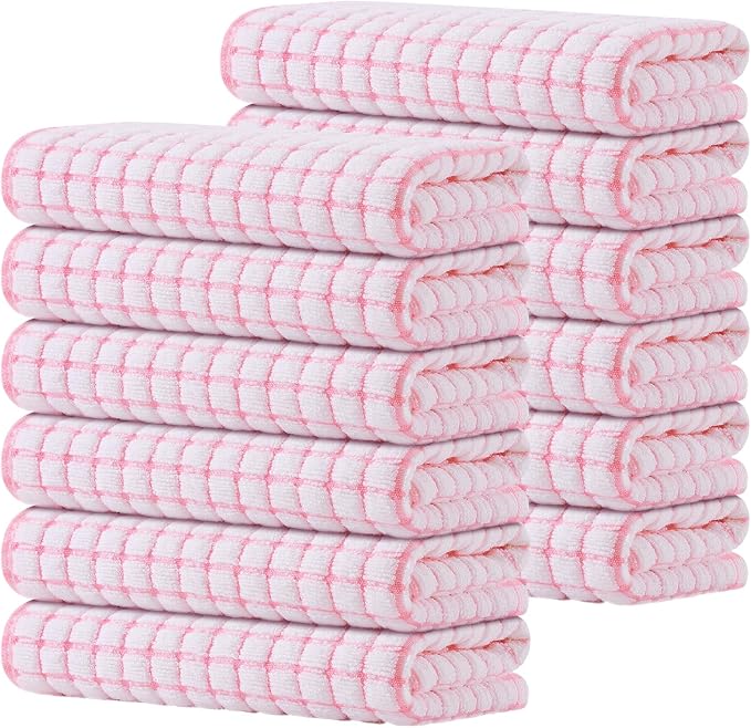 Kitinjoy Cotton 12 Pack Terry Kitchen Towels by Kitinjoy