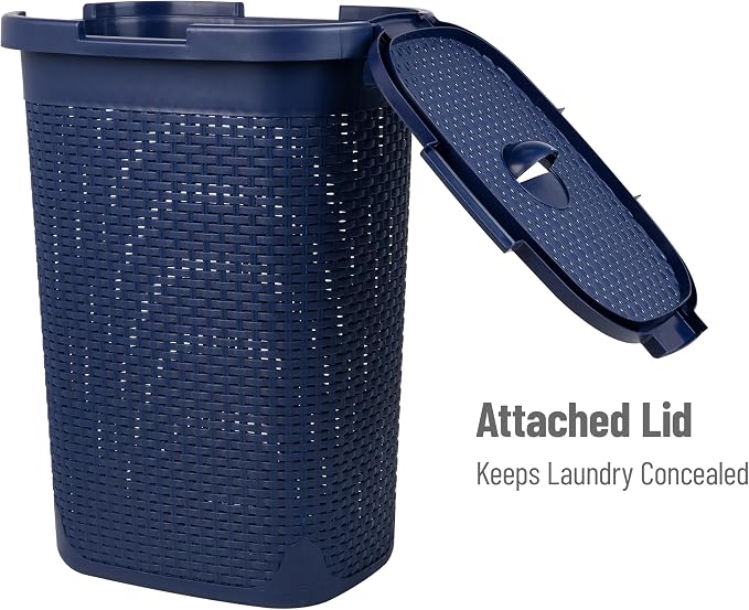 Mind Reader Slim Laundry Hamper - Image 5
