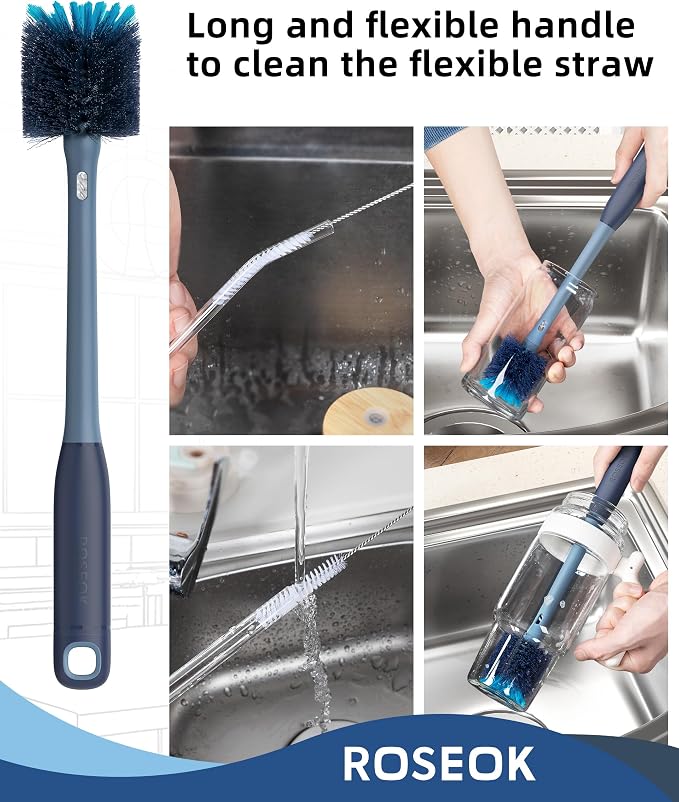 ROSEOK 2 in 1 Bottle Brush - Image 3