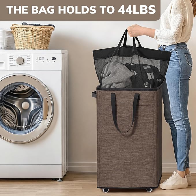 Goodpick 75L Collapsible Laundry Baskets - Image 4
