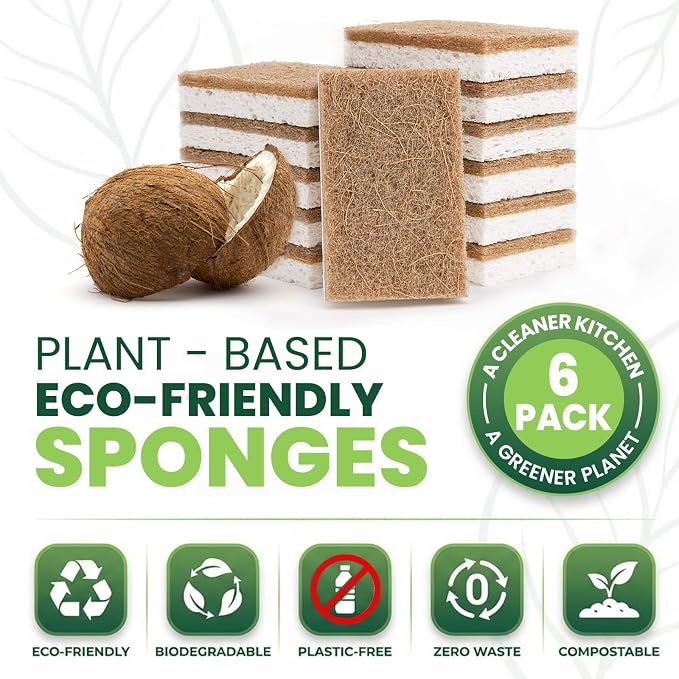 Metflavor Kitchen Sponges, Natural Sponge - Image 2
