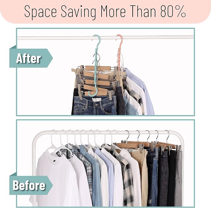 Mr. Pen- Space Saving Hangers, 360° Rotating Hooks | Magic Cascading Hanger - Image 7