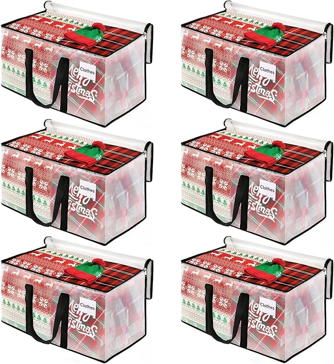 BlissTotes Moving Bags, 76L 6-Pack Storage Bags, Moving Boxes | Moving Box by BlissTotes