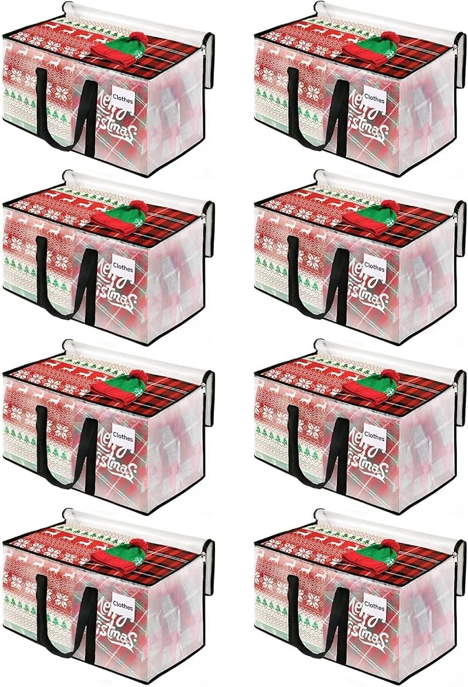 BlissTotes Moving Bags, 125L 8-Pack Storage Bags, Moving Boxes | Moving Box by BlissTotes