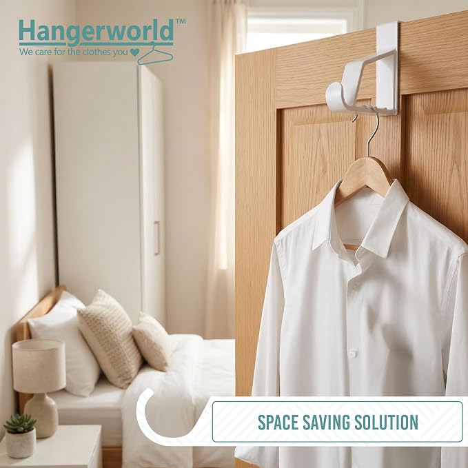 HANGERWORLD 2 Pack Over The Door Hooks - Image 6