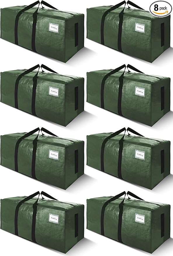 SWEET DOLPHIN 8 Pack 200LB Heavy-Duty Moving Bags by SWEET+DOLPHIN