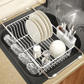 White Dish Drying Rack Over The Sink by MAJALiS