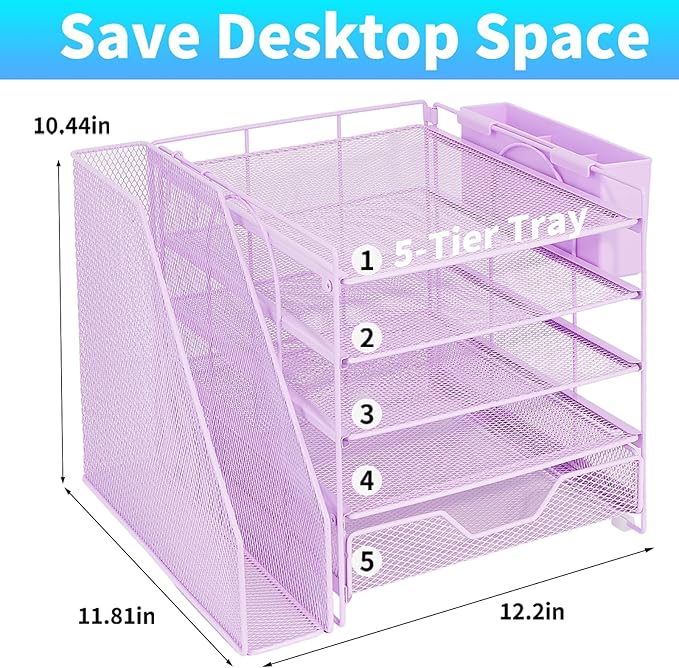 5-Tier Desk File Organizer - Image 2