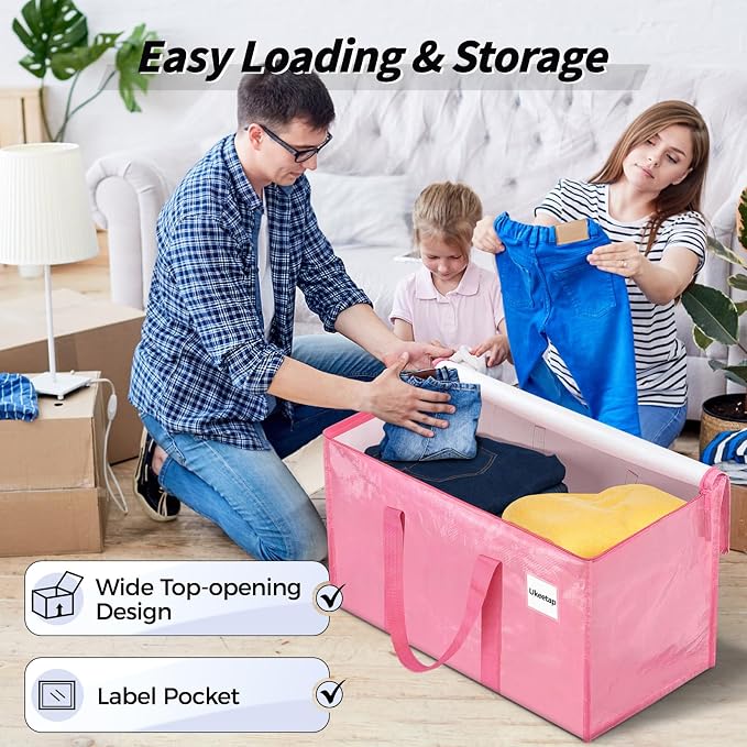 8 Pack Extra Large Clothes Storage Bins - Image 5