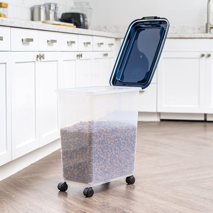 IRIS USA Dog Food Storage Container, Made in USA | Wheels - Image 6