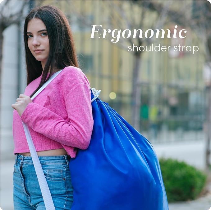 Handy Laundry Bag with Shoulder Strap 30"x40", Extra Large - Image 3