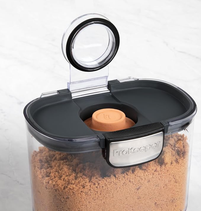 ProKeeper+ Airtight Food Storage Container Set – Clear Plastic Flour and Sugar - Image 4