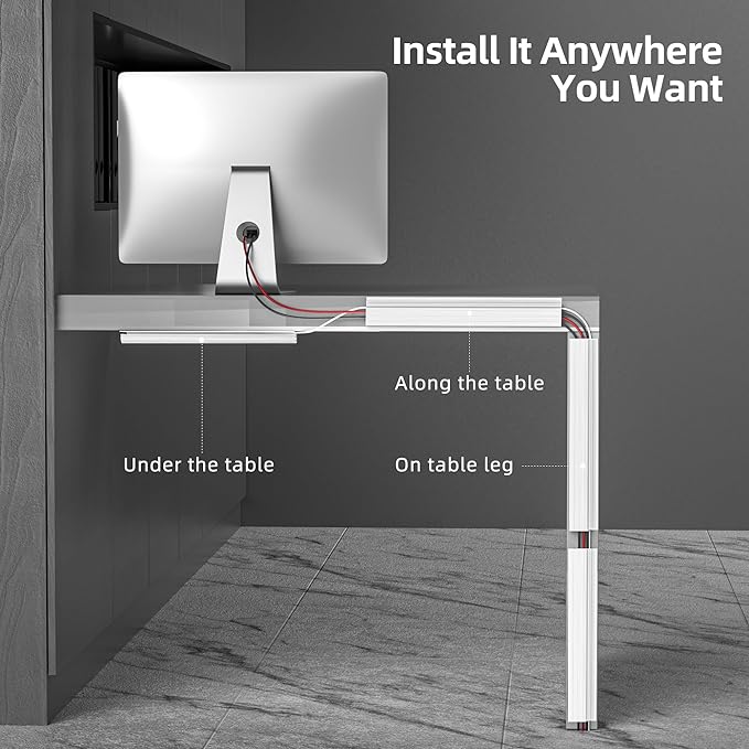 YECAYE Cable Management Under Desk - Image 4