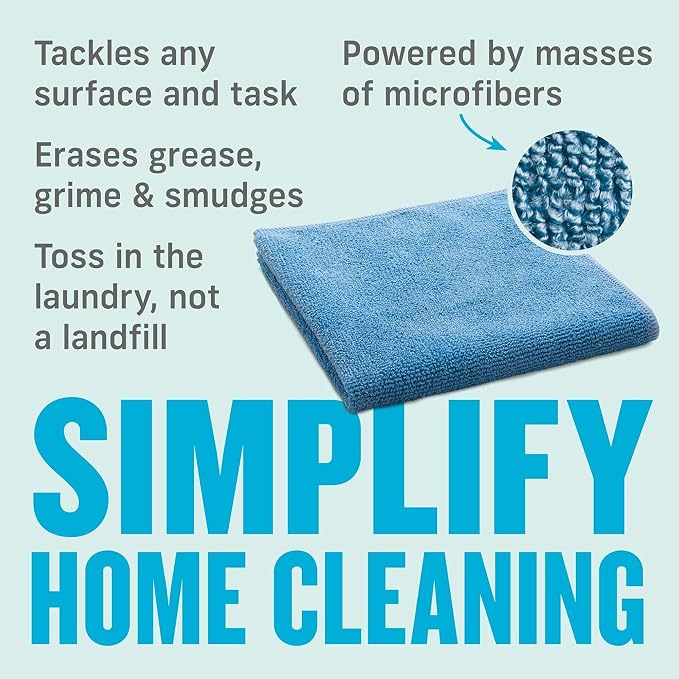 E-Cloth General Purpose Cleaning Cloth Kit, Reusable Cleaning Towel, 4 Pack - Image 5